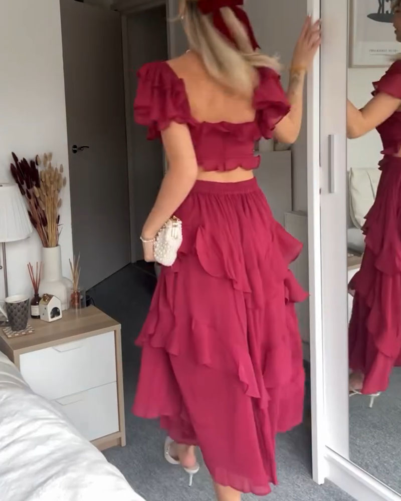 Elisa - Kleid mit Rüschen