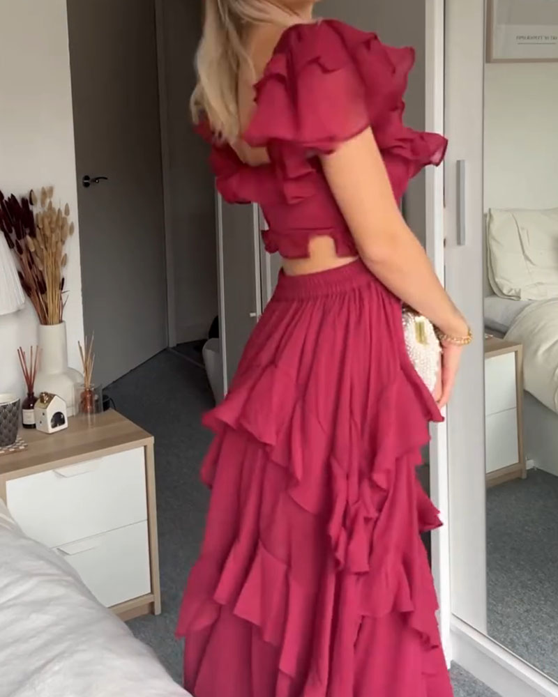 Elisa - Kleid mit Rüschen