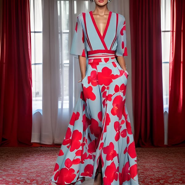 Jamie - Elegantes Kleid mit floralem Muster