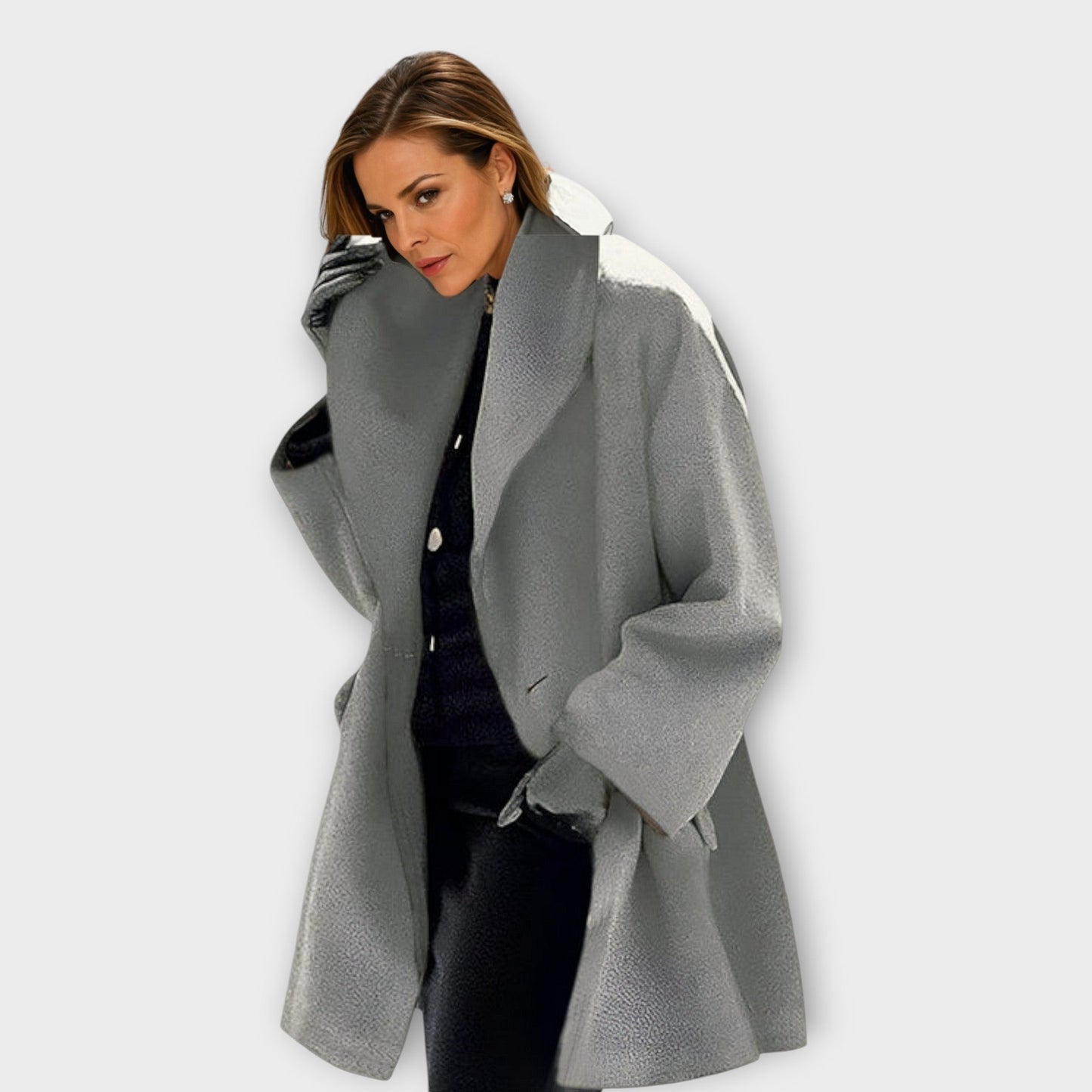 Emma - Premium Wasserabweisender Wollmantel