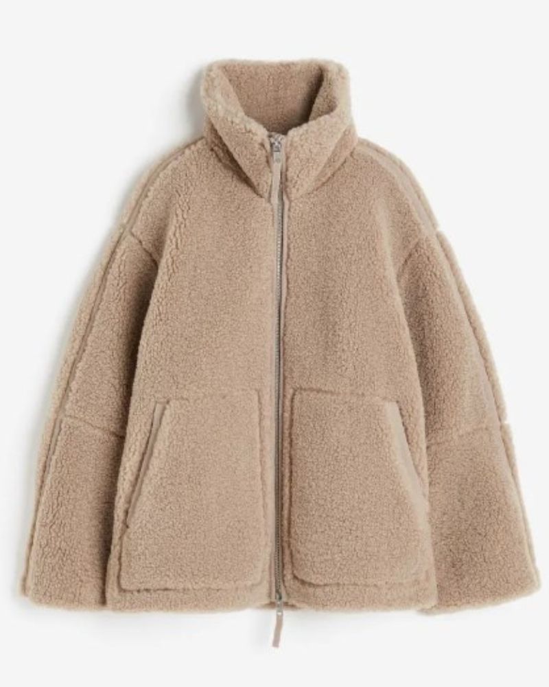 Penelope - Pufferjacke aus weichem Teddy