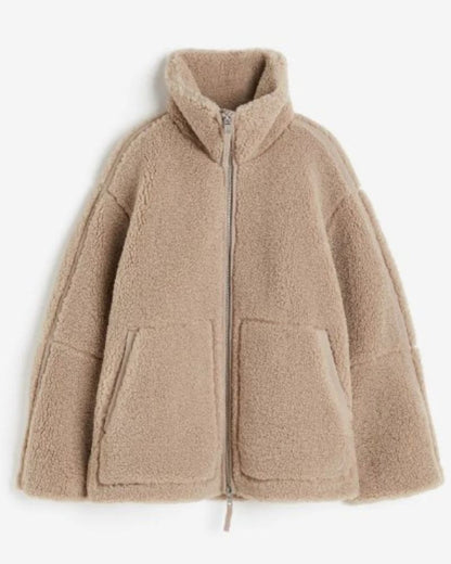 Penelope - Pufferjacke aus weichem Teddy