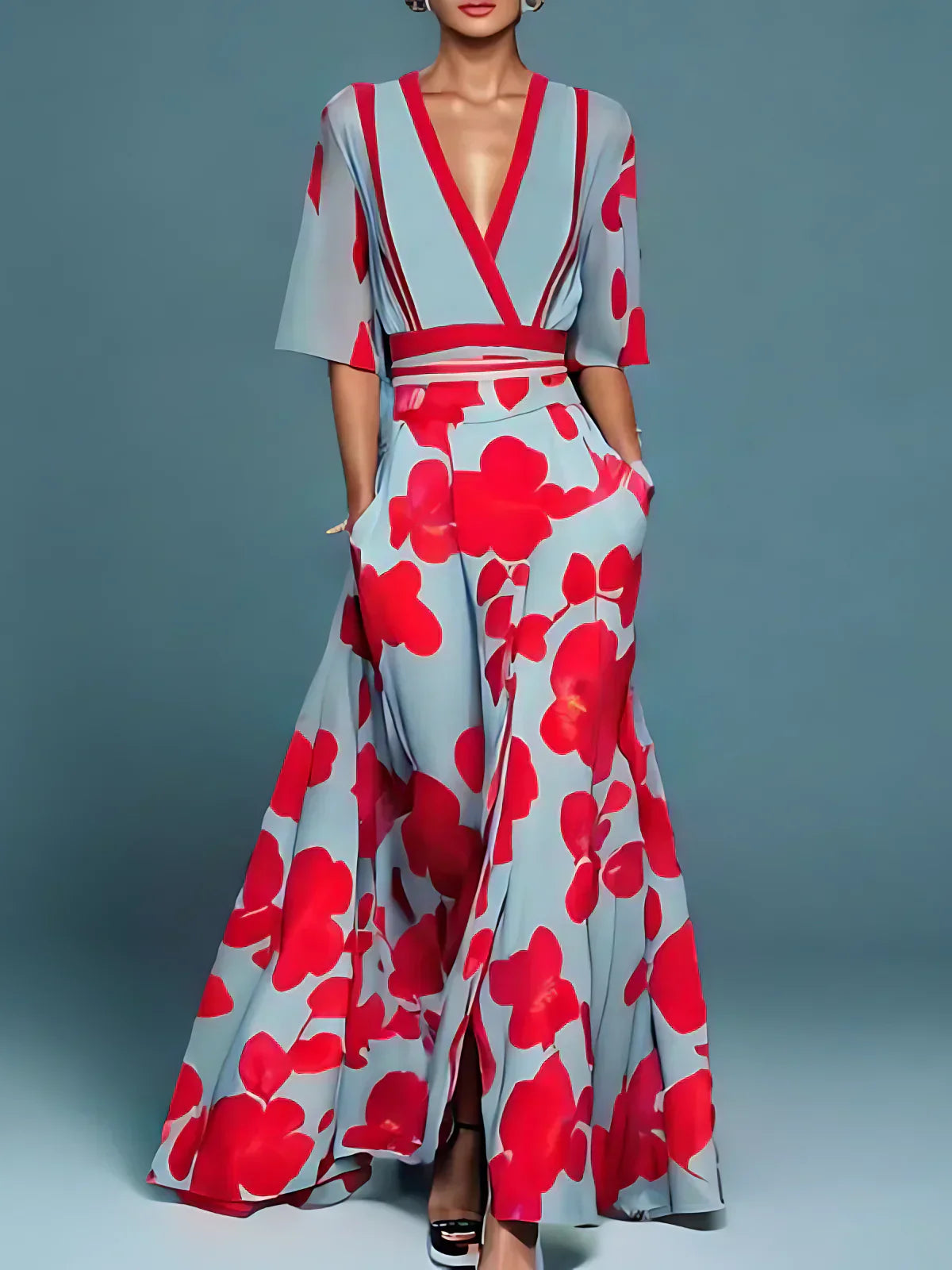 Jamie - Elegantes Kleid mit floralem Muster