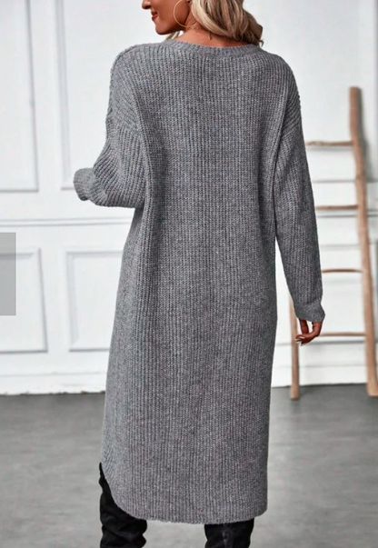 Olivia - Langes Strickkleid