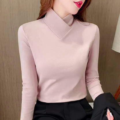Charlotte - Elegante Pullover mit hohem Kragen