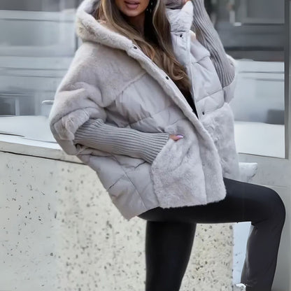 Ava - Pufferjacke mit Teddy-Mix