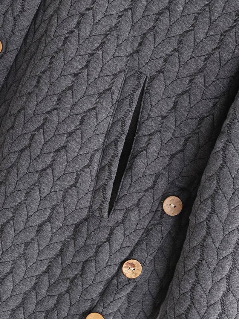 Leslie - Warme Knopfjacke