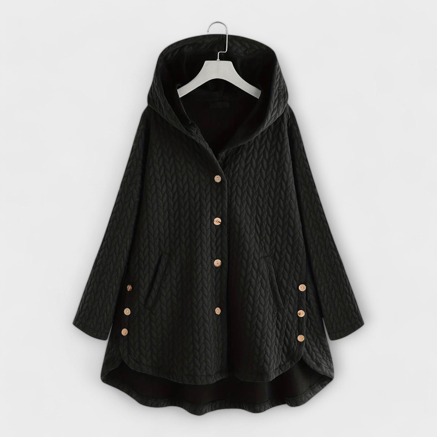 Leslie - Warme Knopfjacke