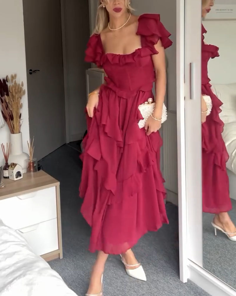 Elisa - Kleid mit Rüschen