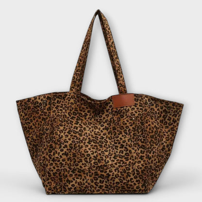 Nora. - Elegante Umhängetasche mit Leopardenmuster