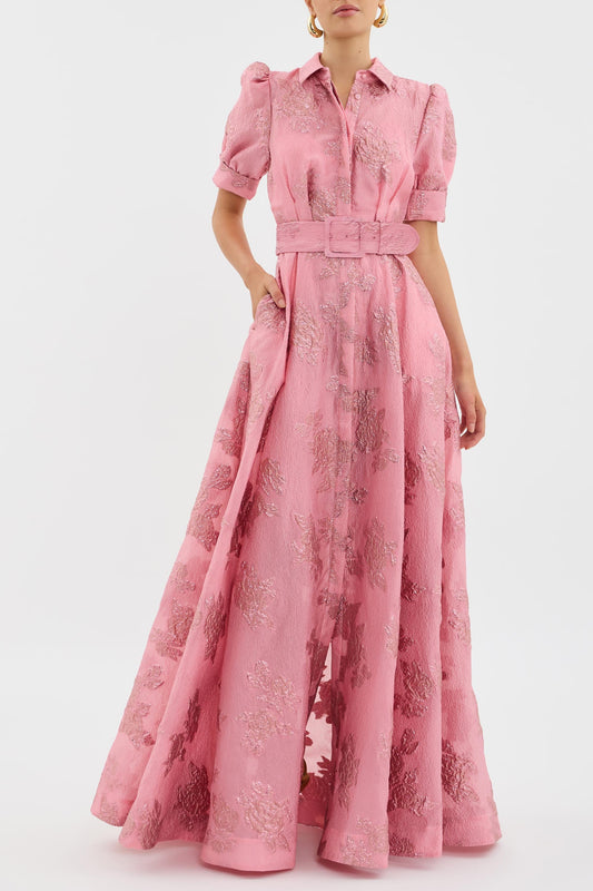 Rebecca - Kurzes Kleid mit Puffärmeln