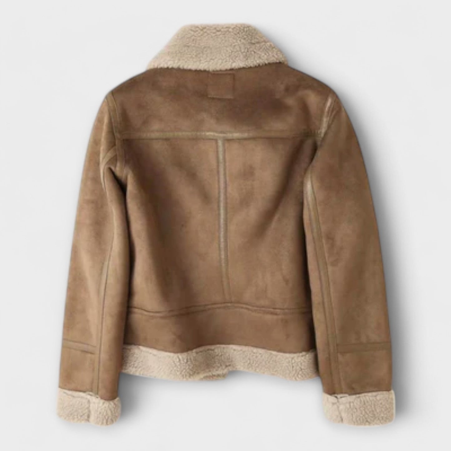 Aurora Lammfell Wildleder Pilotenjacke