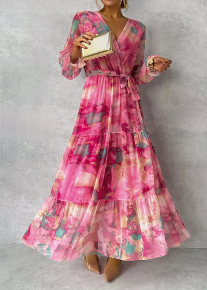 Meli | Wickelkleid mit floralem Muster
