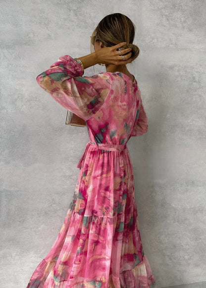 Meli | Wickelkleid mit floralem Muster