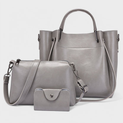 Nora. - Elegantes 3-in-1 Taschen-Set