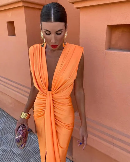 Lily | Elegantes plissiertes Kleid