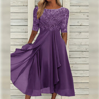 Taryn® | Elegantes Midi-Kleid aus Spitze