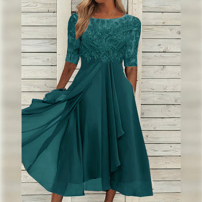 Taryn® | Elegantes Midi-Kleid aus Spitze