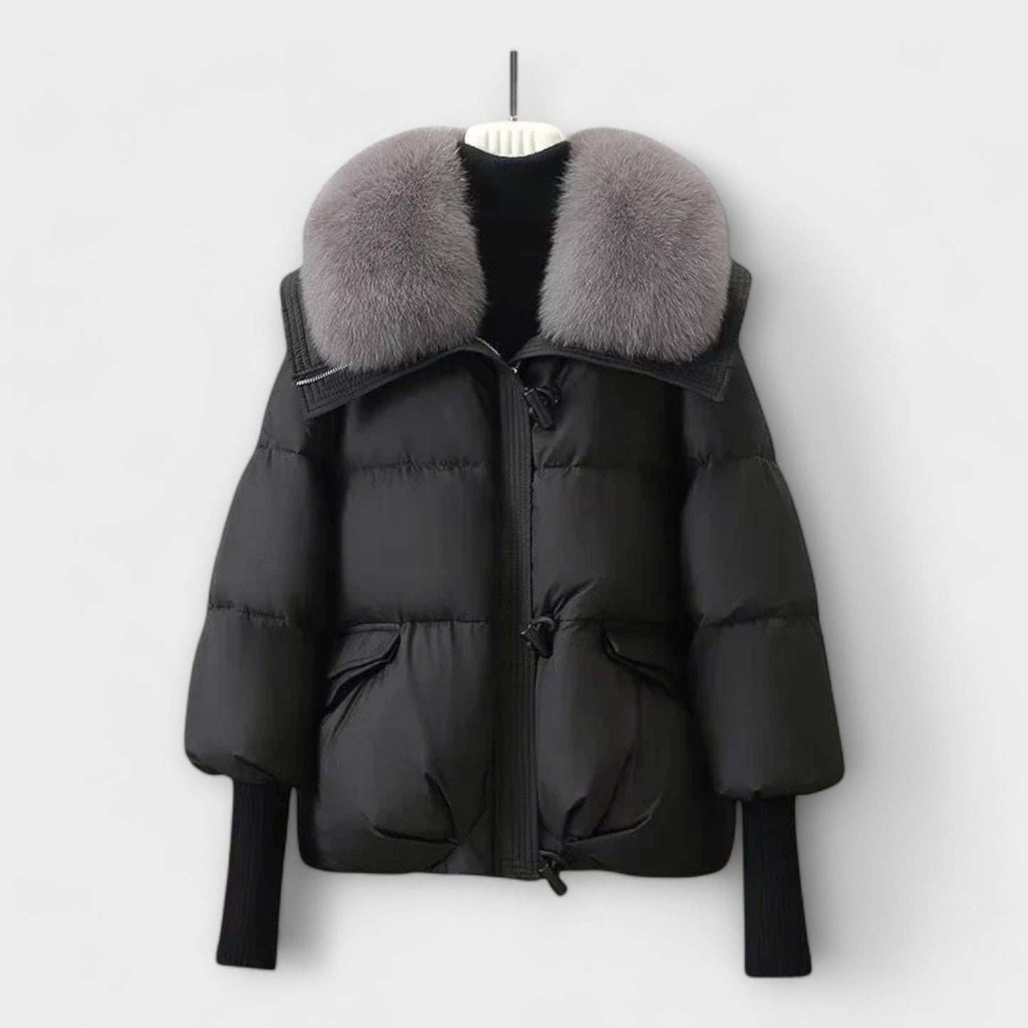 Lucyna - Elegante Jacke mit Fellfutter