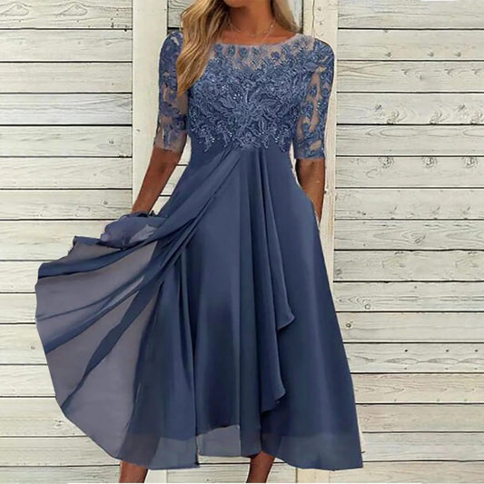 Taryn® | Elegantes Midi-Kleid aus Spitze