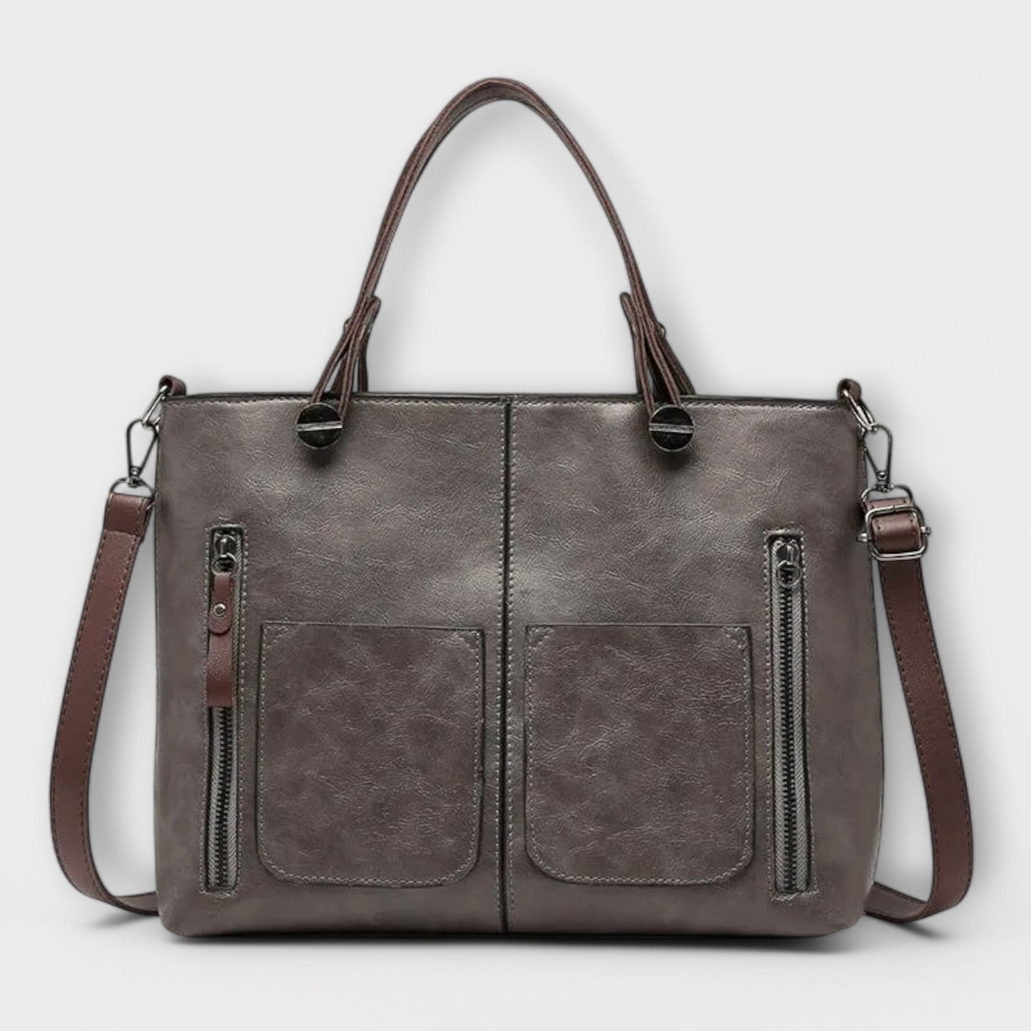 Nora. - Elegante Lederhandtasche