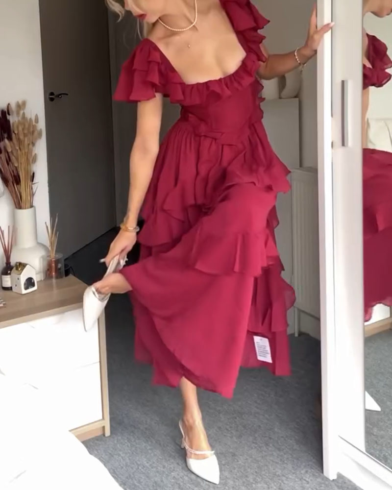 Elisa - Kleid mit Rüschen
