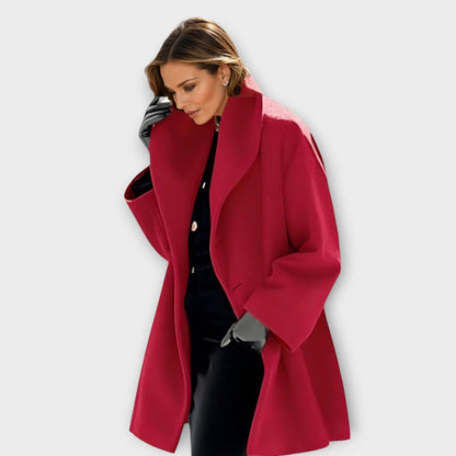 Emma - Premium Wasserabweisender Wollmantel
