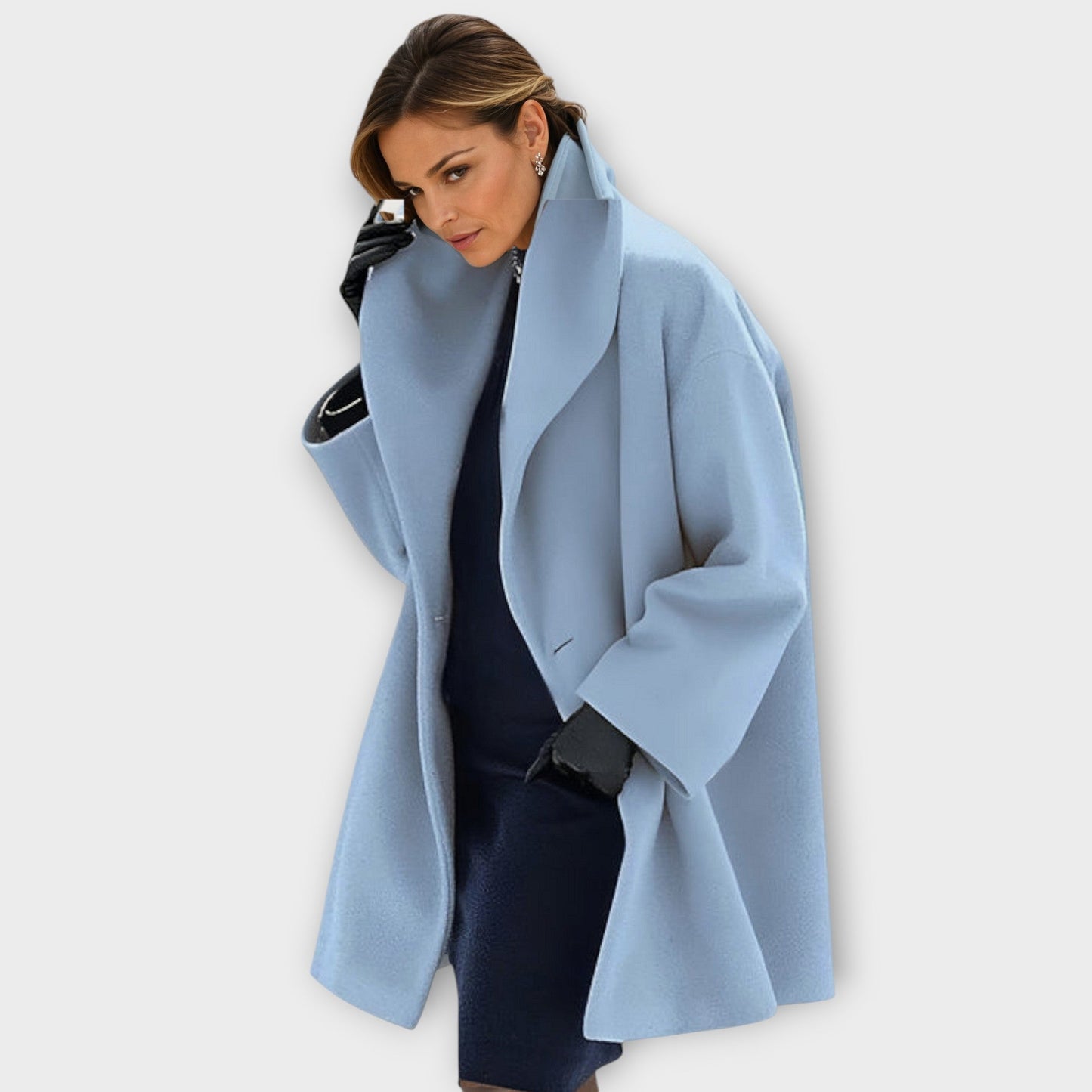 Emma - Premium Wasserabweisender Wollmantel