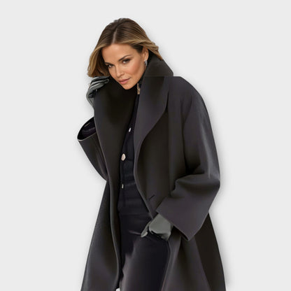 Emma - Premium Wasserabweisender Wollmantel