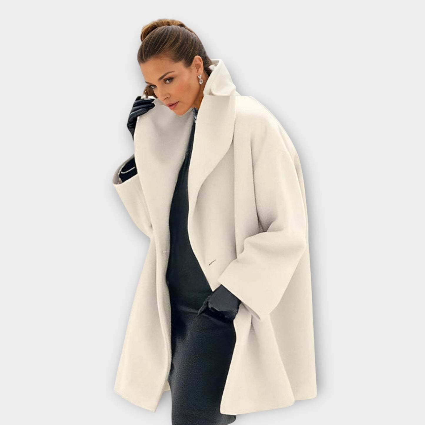 Emma - Premium Wasserabweisender Wollmantel