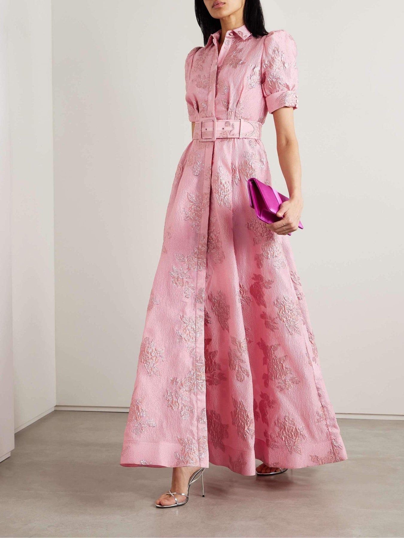 Rebecca - Kurzes Kleid mit Puffärmeln