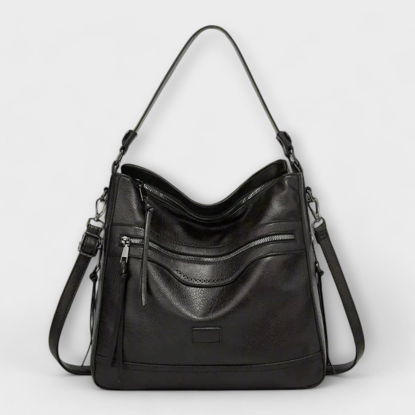 Nora. - Klassische Retro Schultertasche